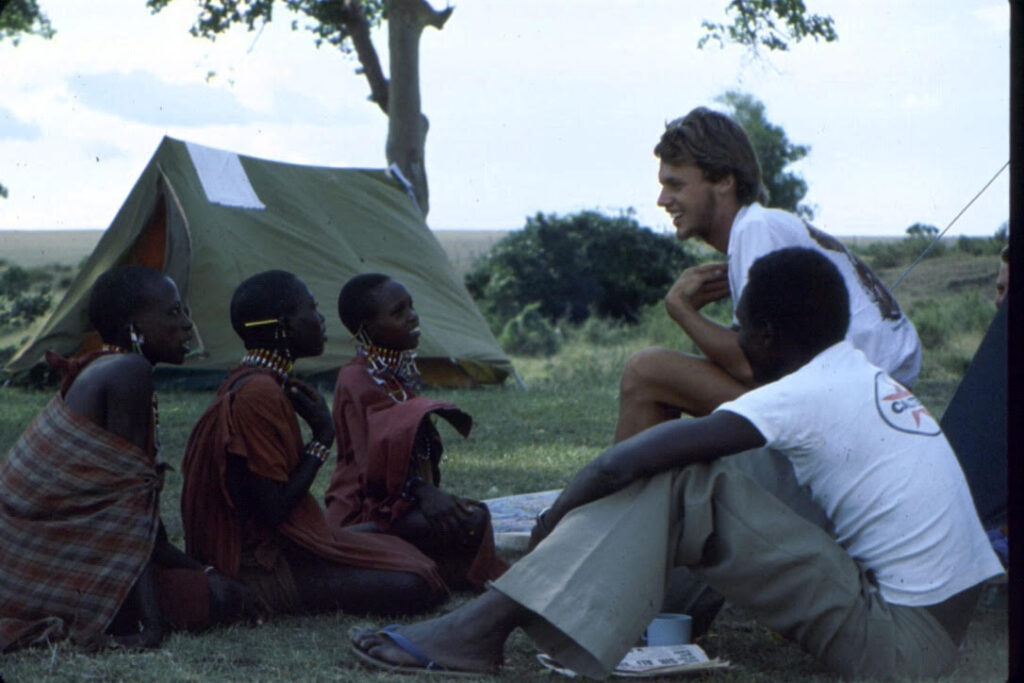 Mike Weterings and African kids